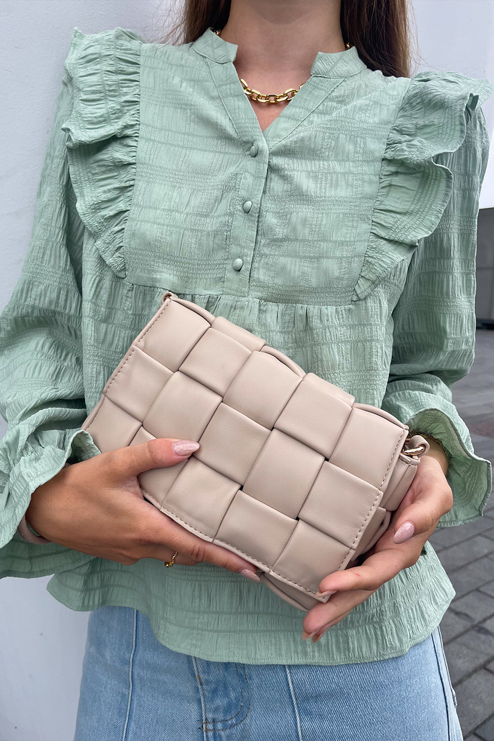Brick Bag Beige