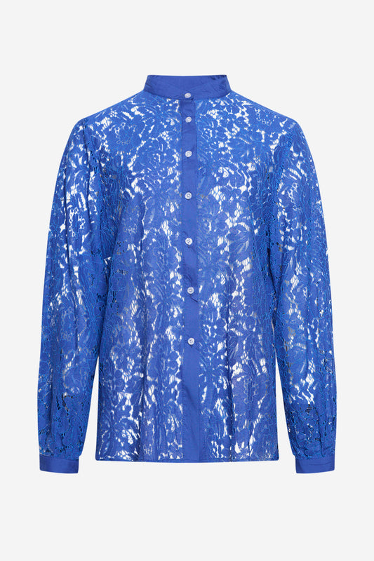 Noellas Briston Shirt Royal Blue. Køb Skjorter hos www.noellafashion.dk