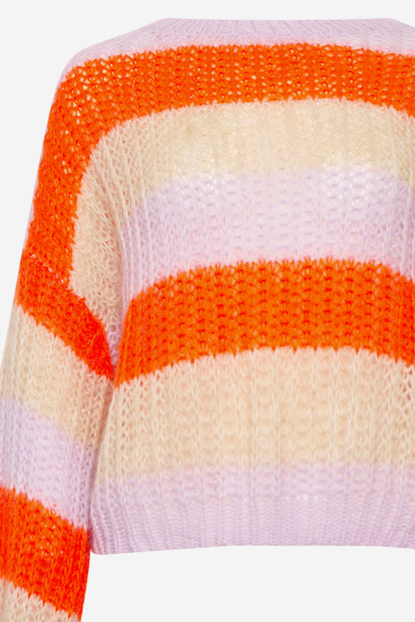 Cecilia Aischa Orange Stripe