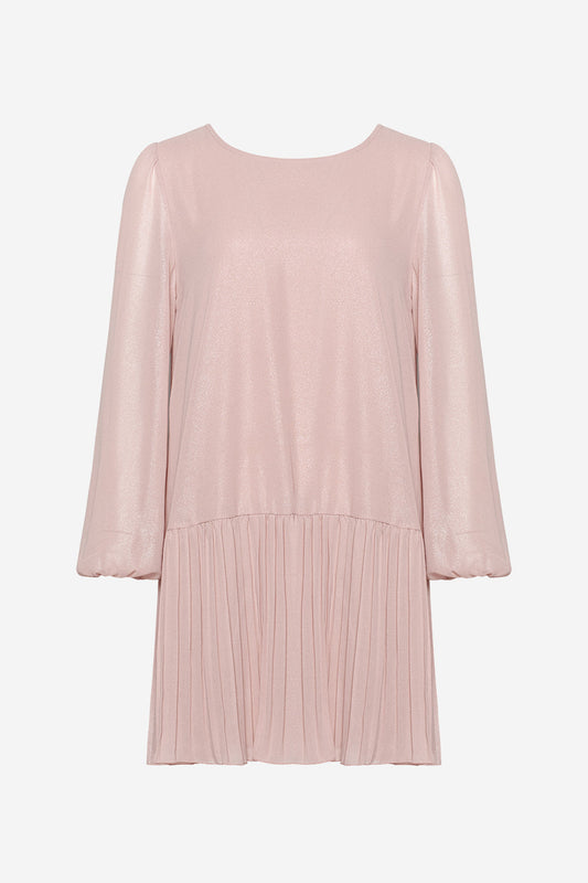 Dagmar Lurex Dress Pink