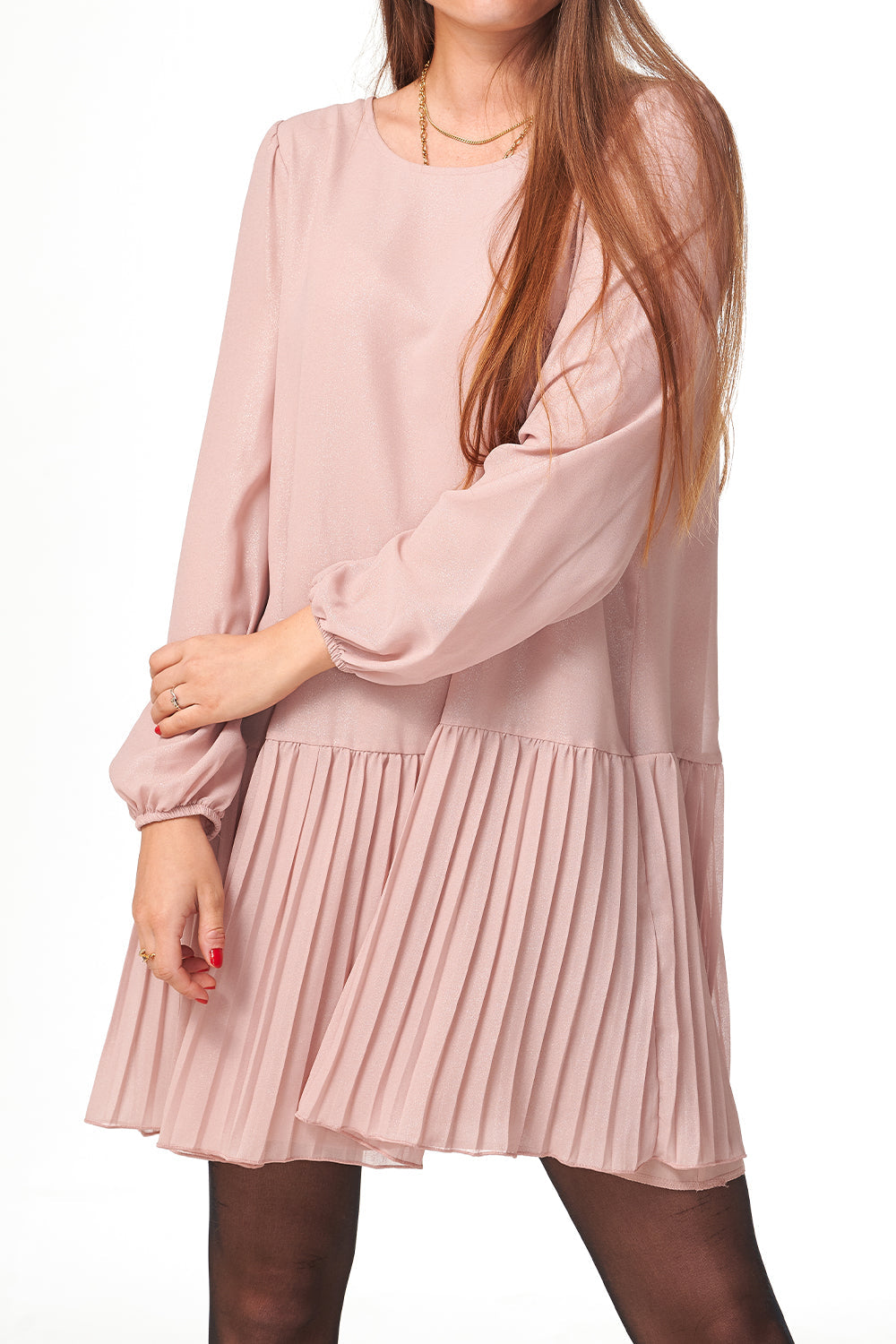 Dagmar Lurex Dress Pink