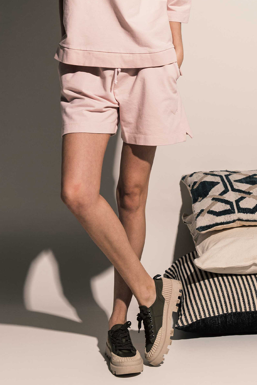 Tweedy Shorts Rose