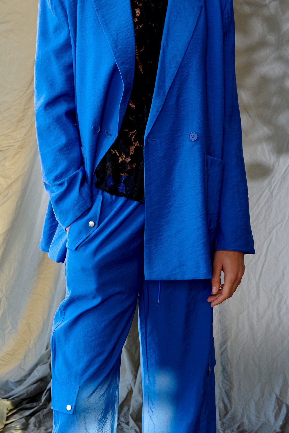 Paola Oversize Blazer Electric Blue