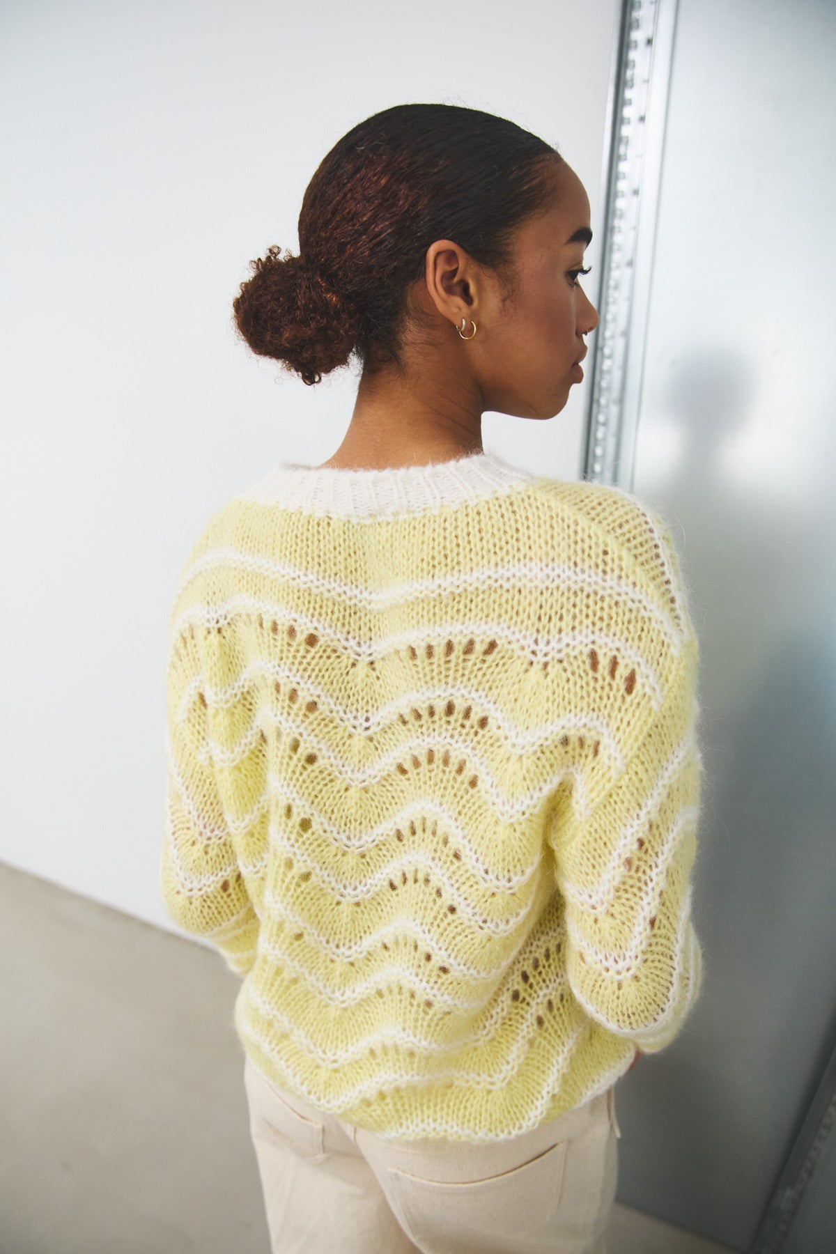 Panama Knit Jumper Sun Yellow