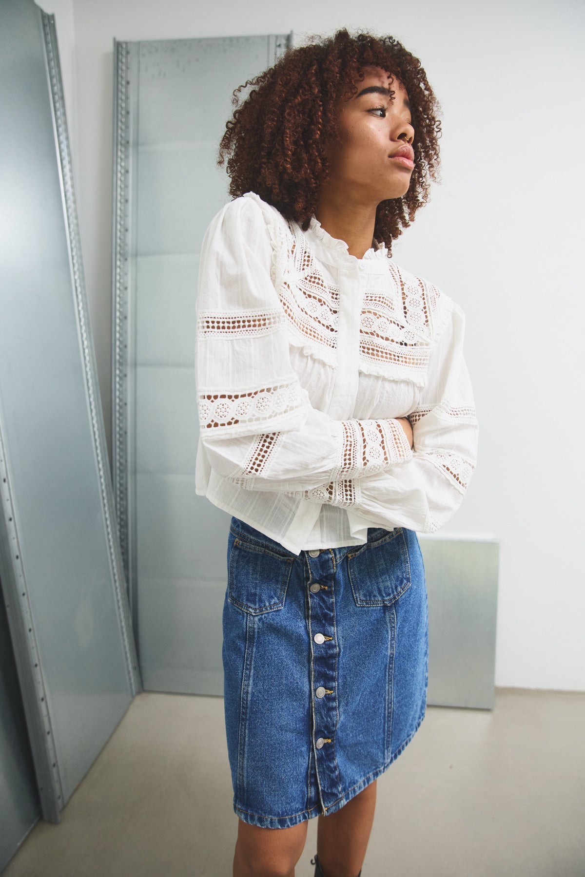 Joie Blouse Offwhite