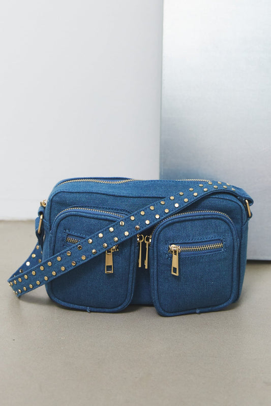 Noellas Kendra Denim Bag Denim. Køb Tasker hos www.noellafashion.dk