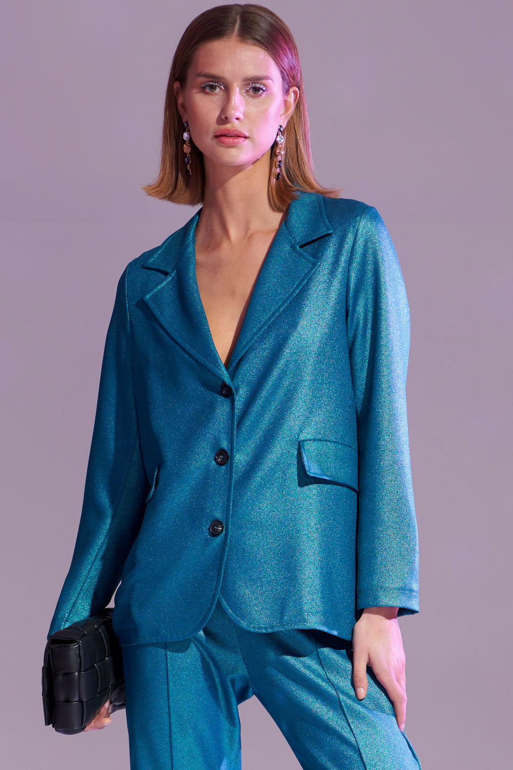 Noellas Tina Blazer Blue. Køb Blazer hos www.noellafashion.dk