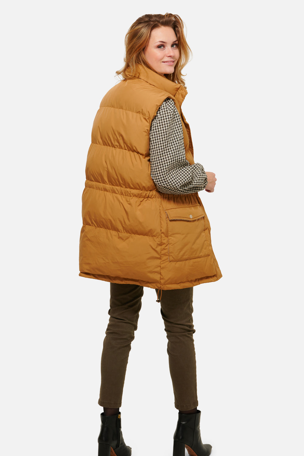 Eden Puffer Waistcoat Camel