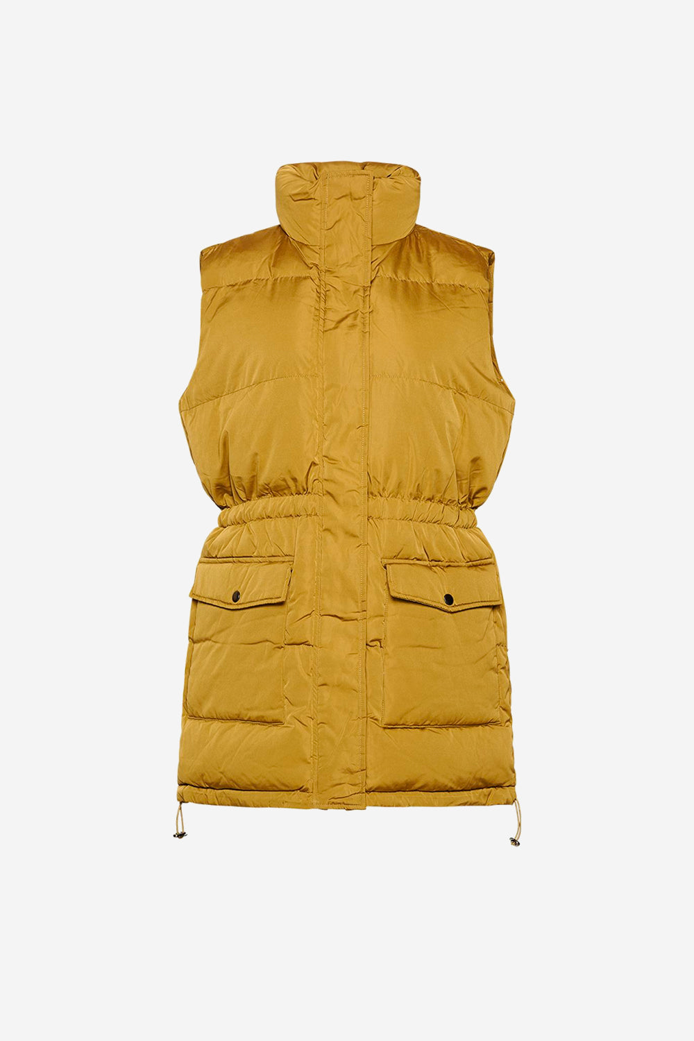 Noellas Eden Puffer Waistcoat Olive. Køb Jakker hos www.noellafashion.dk