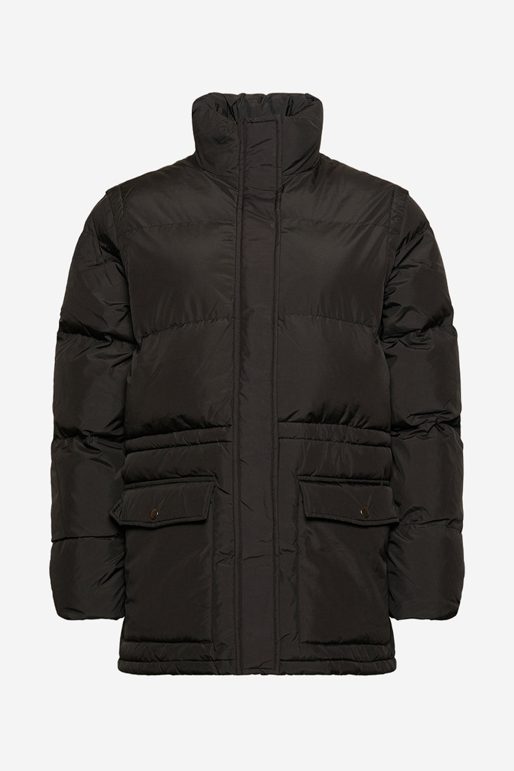 Noellas Emilia Puffer Jacket Soft Black. Køb Jakker hos www.noellafashion.dk