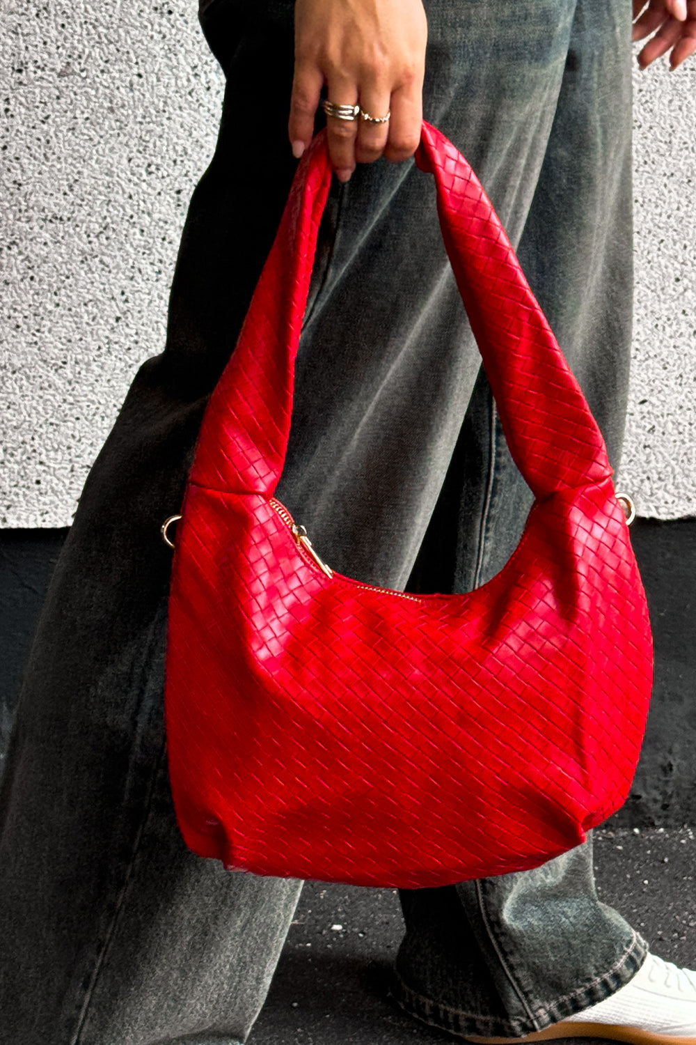 Noellas Peony Bag Red. Køb Tasker hos www.noellafashion.dk