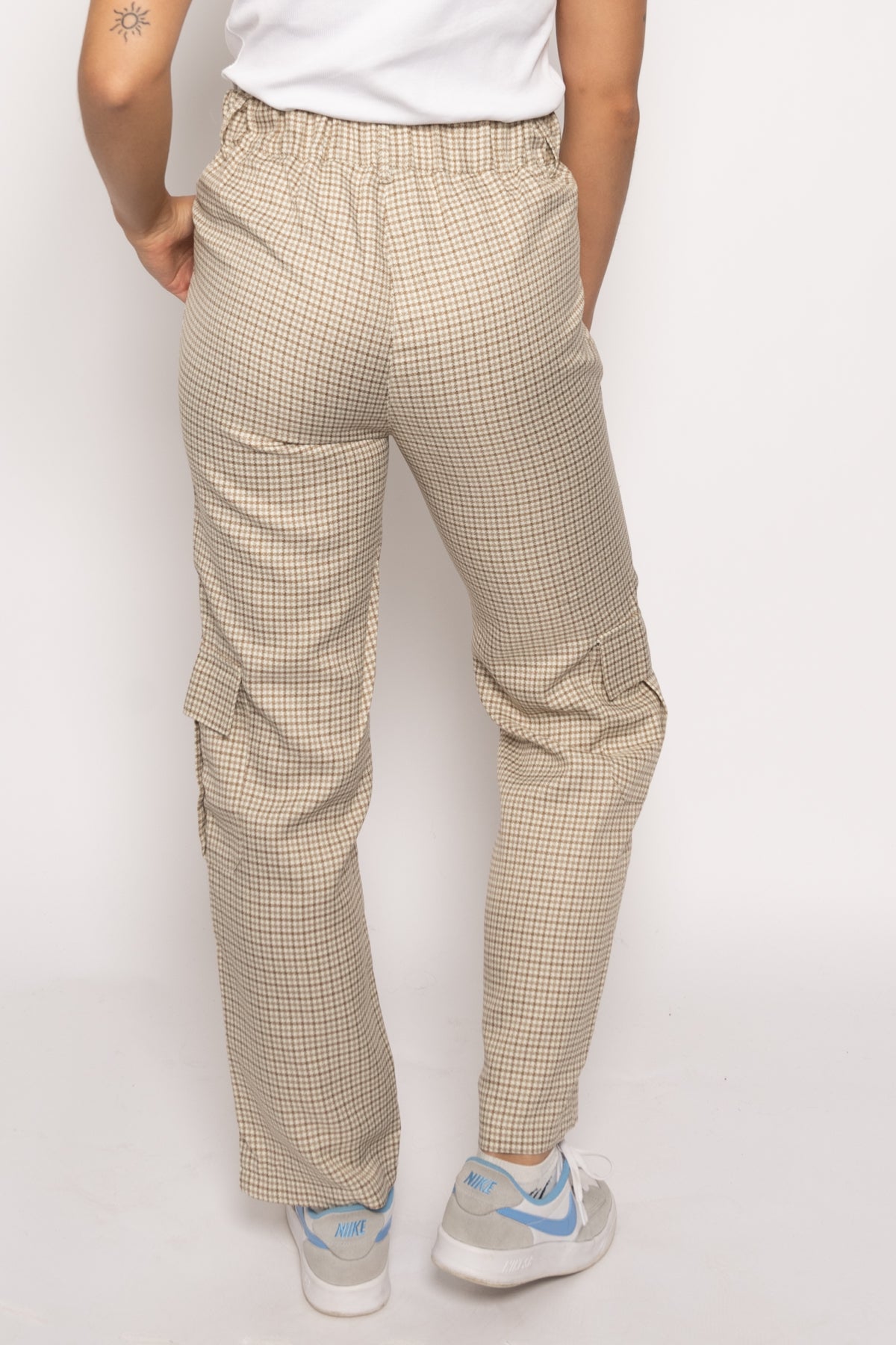 Mille Pants Camel Checks