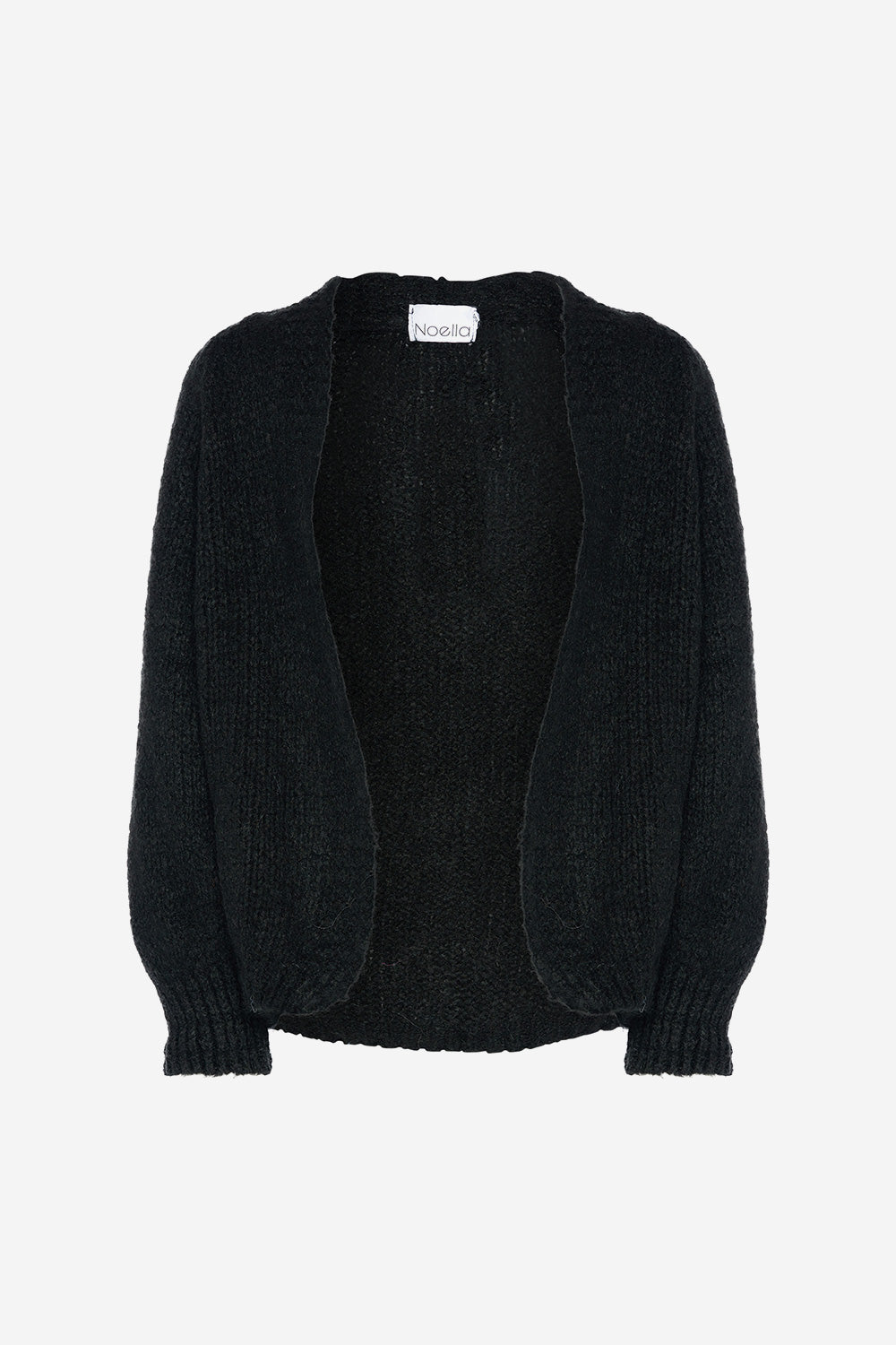 Noellas Fora Knit Cardigan Black. Køb Cardigans hos www.noellafashion.dk