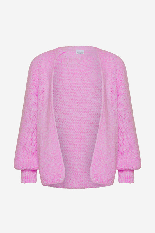 Noellas Fora Knit Cardigan Dark Rose. Køb Cardigans hos www.noellafashion.dk