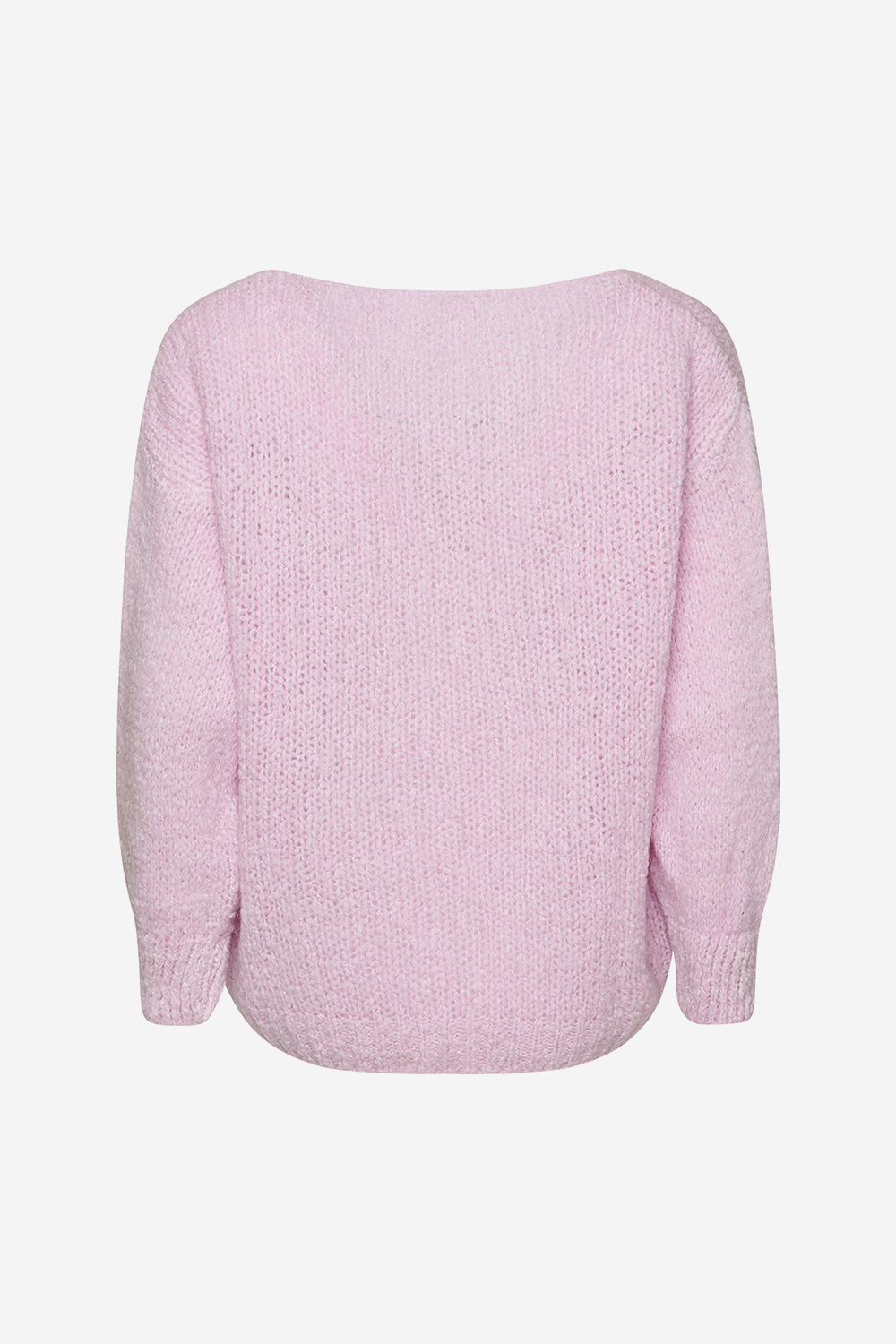 Fora Knit V-neck Sweater Dusty Pink