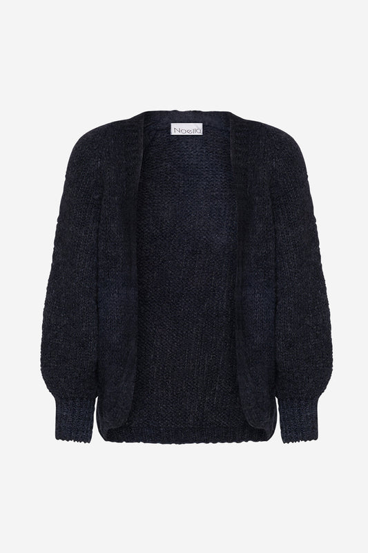 Noellas Fora Knit Cardigan Navy. Køb Cardigans hos www.noellafashion.dk