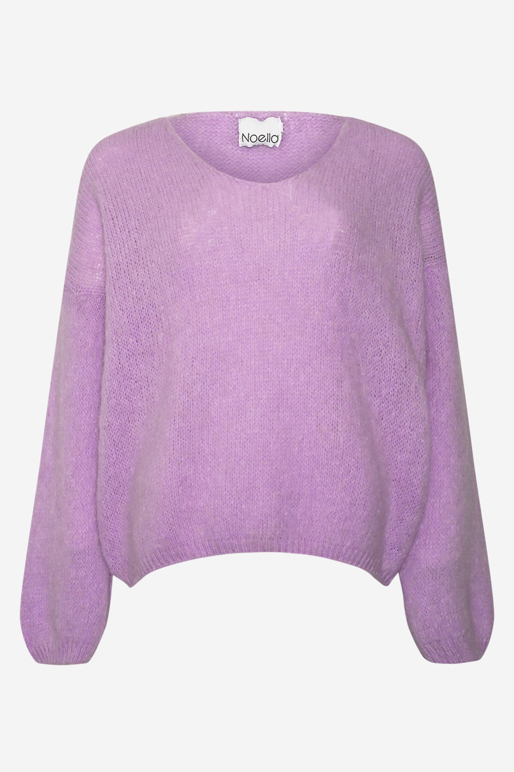 Noellas Franchesca Lilac. Køb Striktrøjer hos www.noellafashion.dk