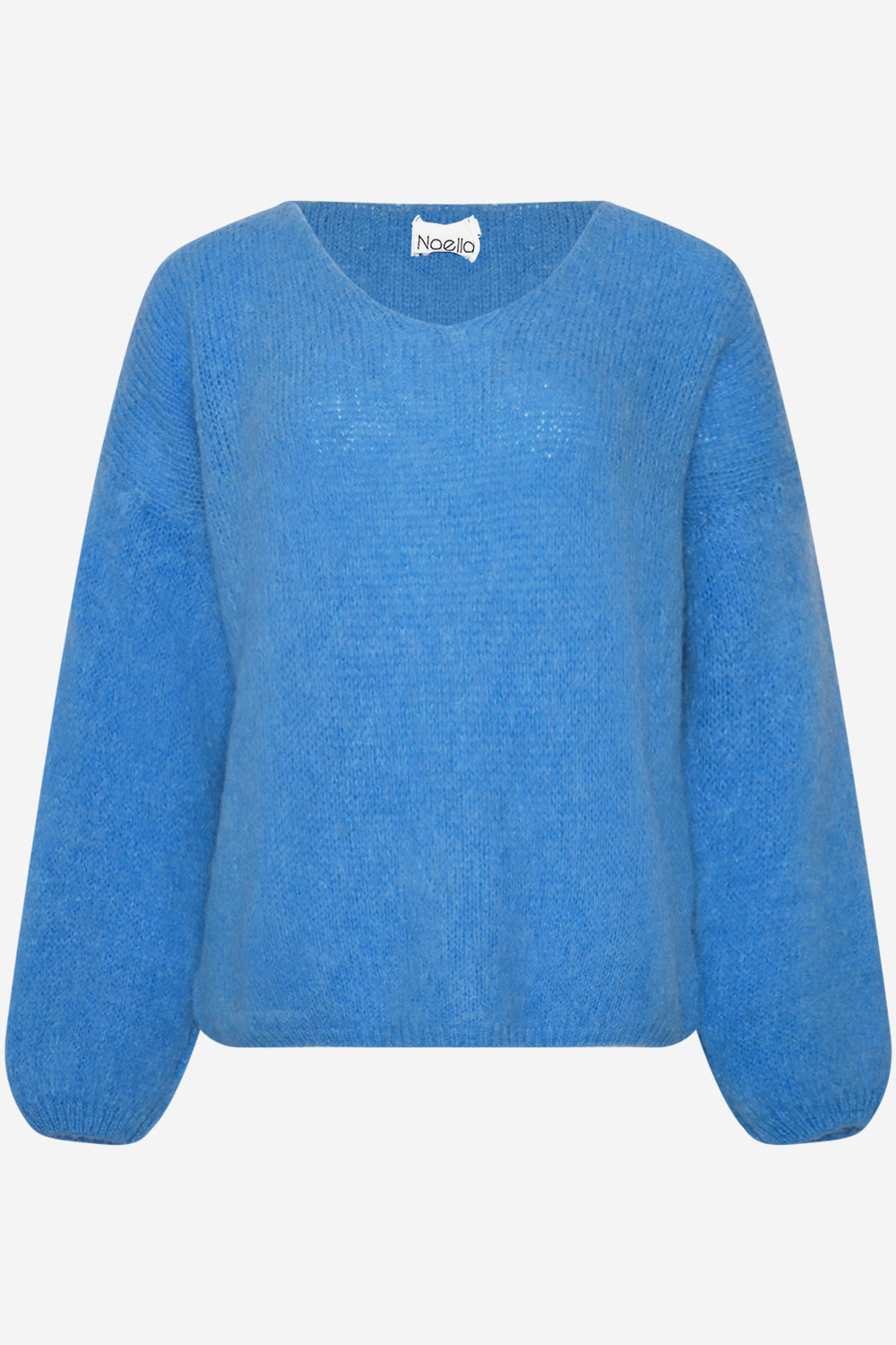 Noellas Franchesca Medium Blue. Køb Striktrøjer hos www.noellafashion.dk