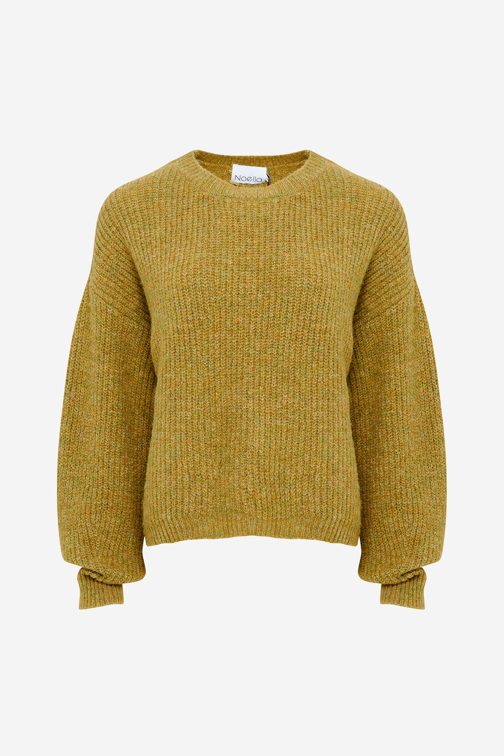 Frenchie Knit Sweater Mustard Melange