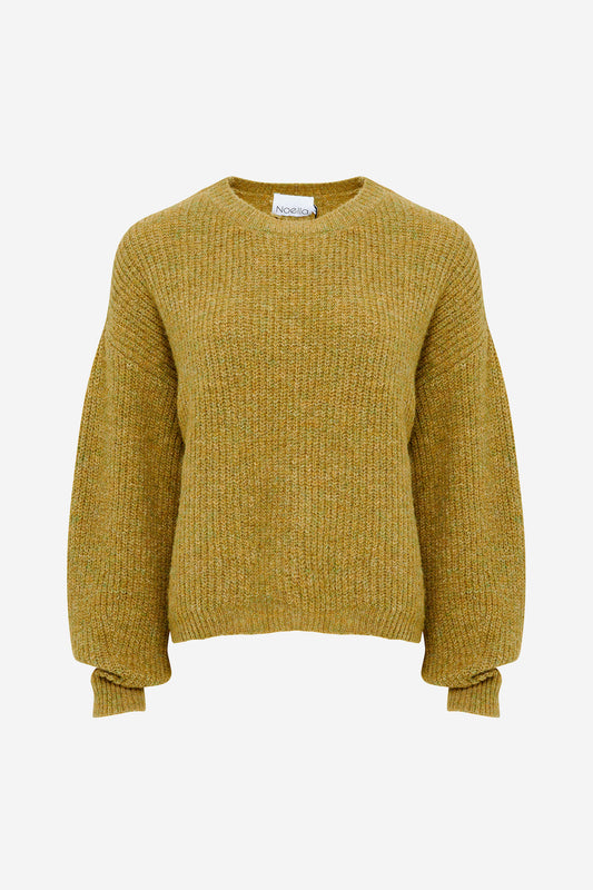 Frenchie Knit Sweater Mustard Melange