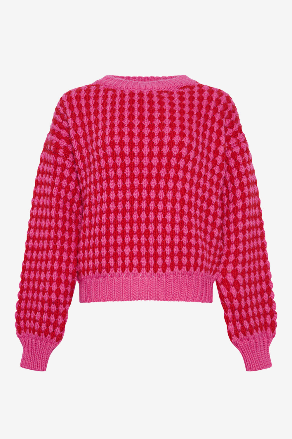 Noellas Gio Knit Jumper Pink Red Mix.