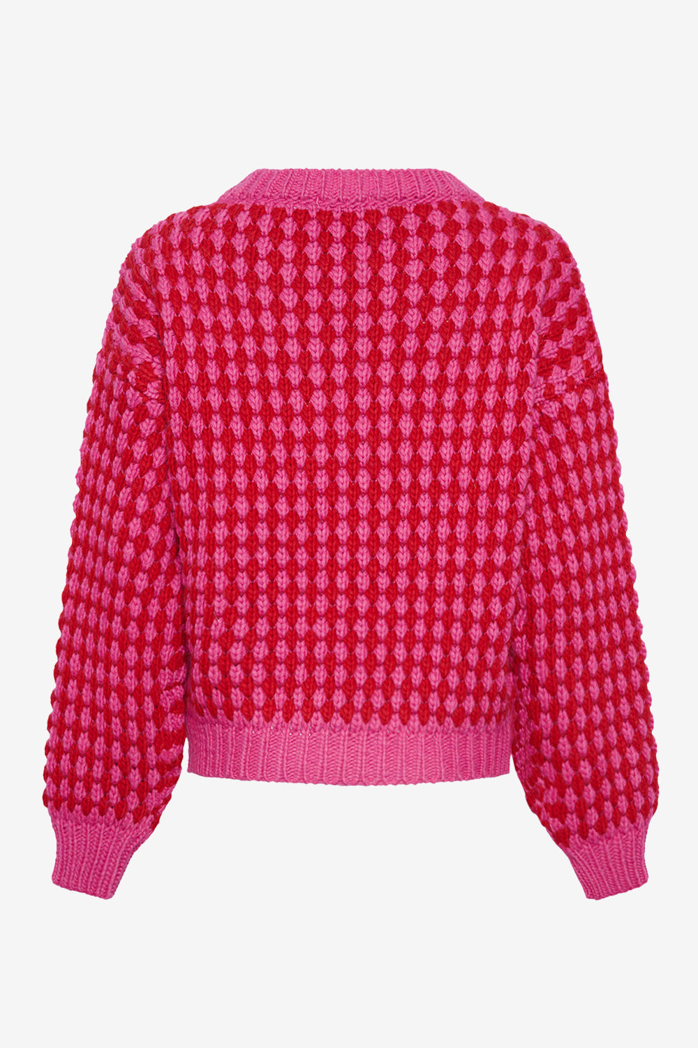 Gio Knit Jumper Pink Red Mix