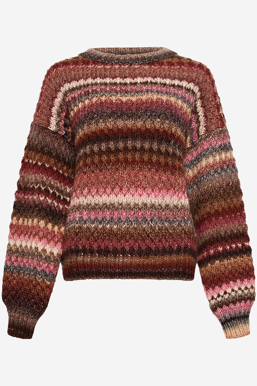 Gio Knit Sweater Rust Mix