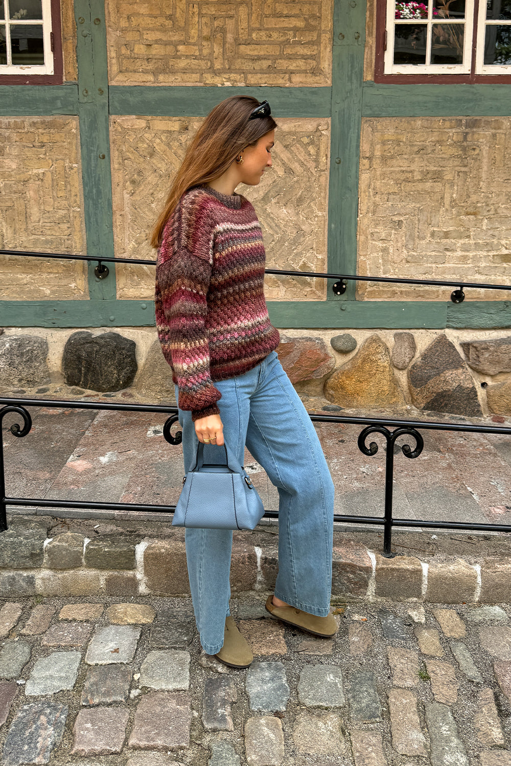 Gio Knit Sweater Rust Mix