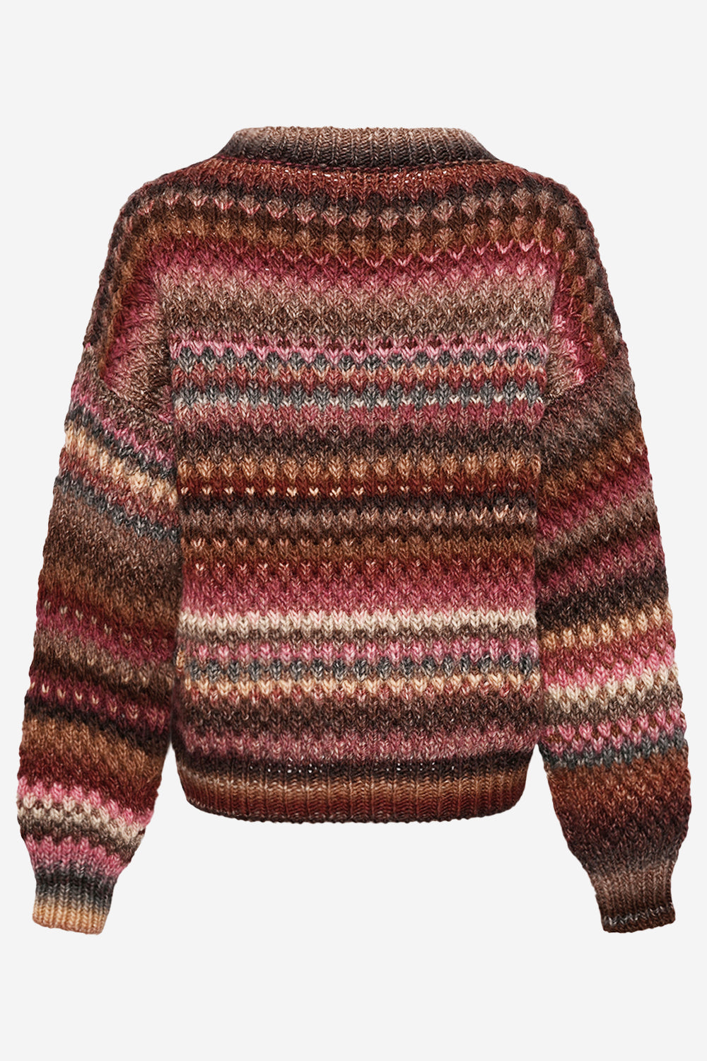 Gio Knit Sweater Rust Mix