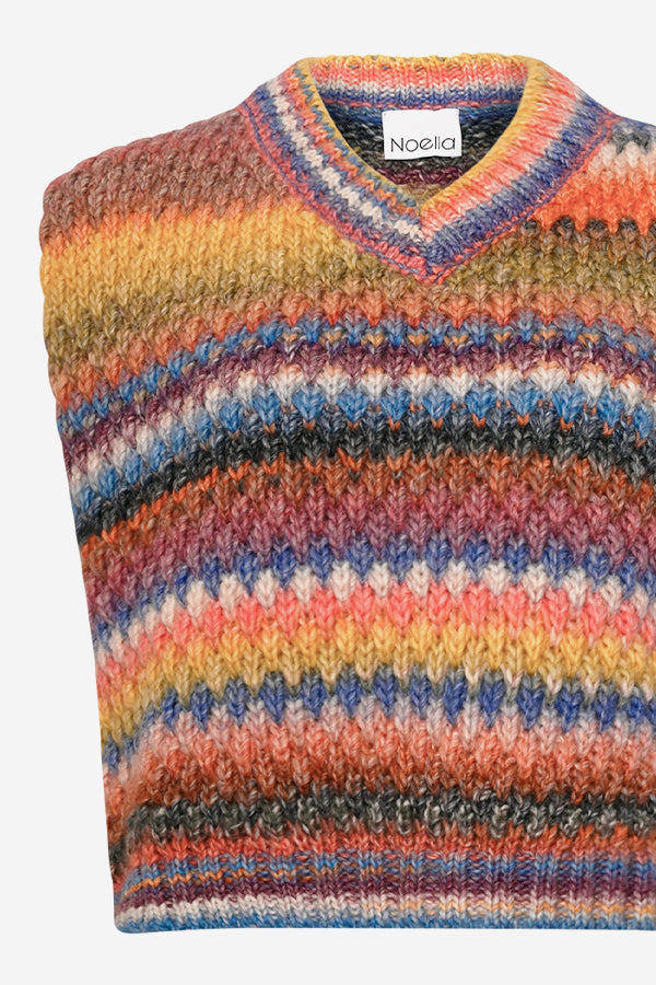 Gio Knit Vest Multi Mix