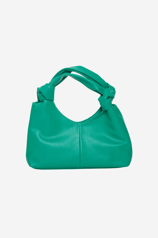 Noellas Helena Mini Knot Handle Bright Green. Køb Tasker hos www.noellafashion.dk