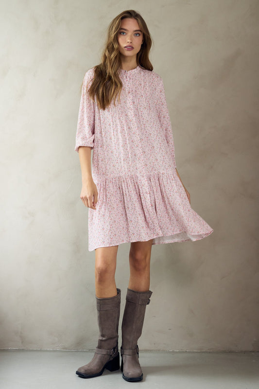 Imogene Dress Terrena Blush Print