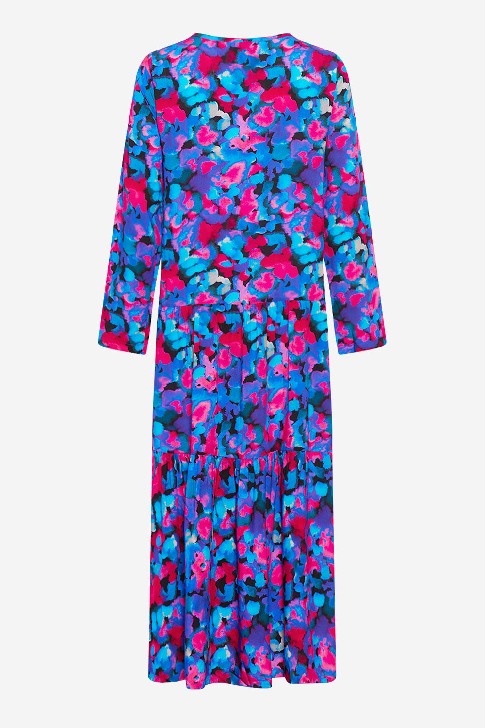 Imogene Long Dress Blue/Pink Mix