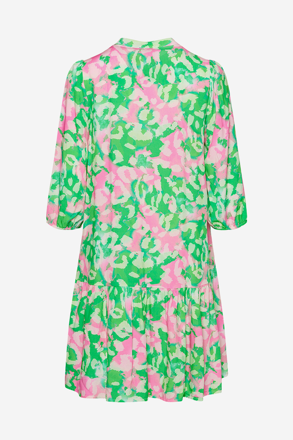 Imogene sh. Dress Green/pink