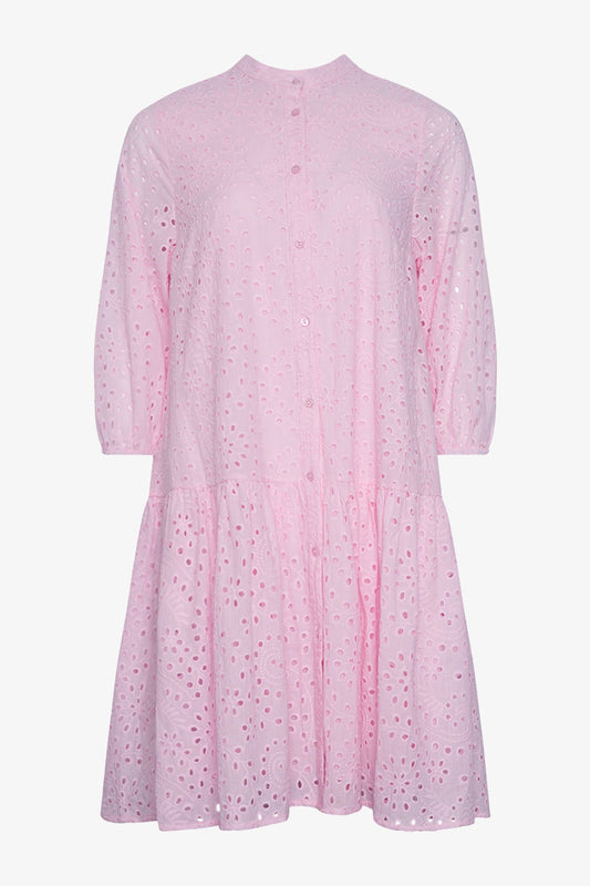 Imogene Dress Cotton Anglaise Light Pink