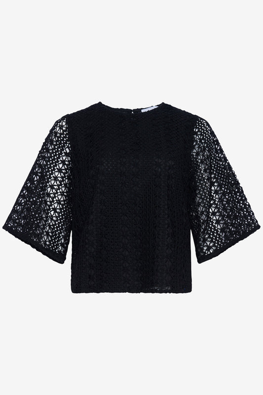 Noellas Jamison Blouse Black. Køb Bluser hos www.noellafashion.dk