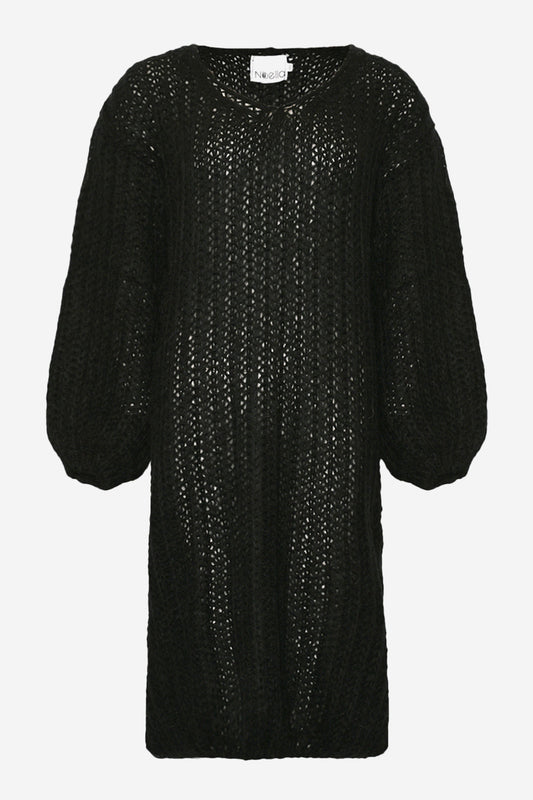 Noellas Jasmin Knit Dress Black. Køb Kjoler hos www.noellafashion.dk