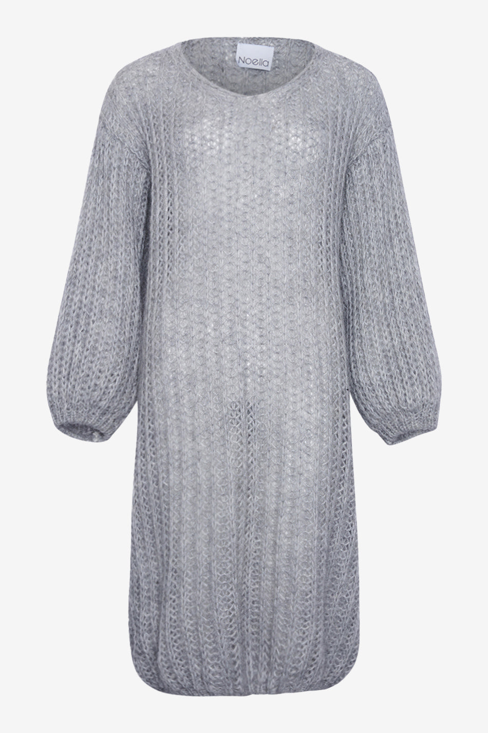 Jasmin Knit Dress Light Grey