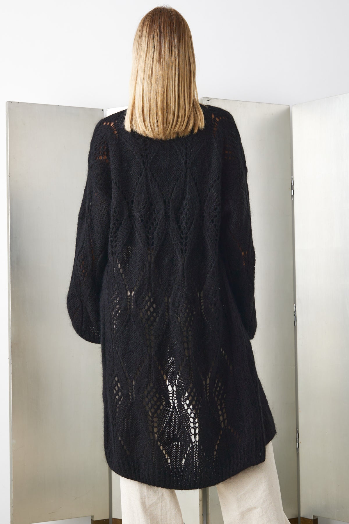 Noellas Jayda Knit Cardigan Black.