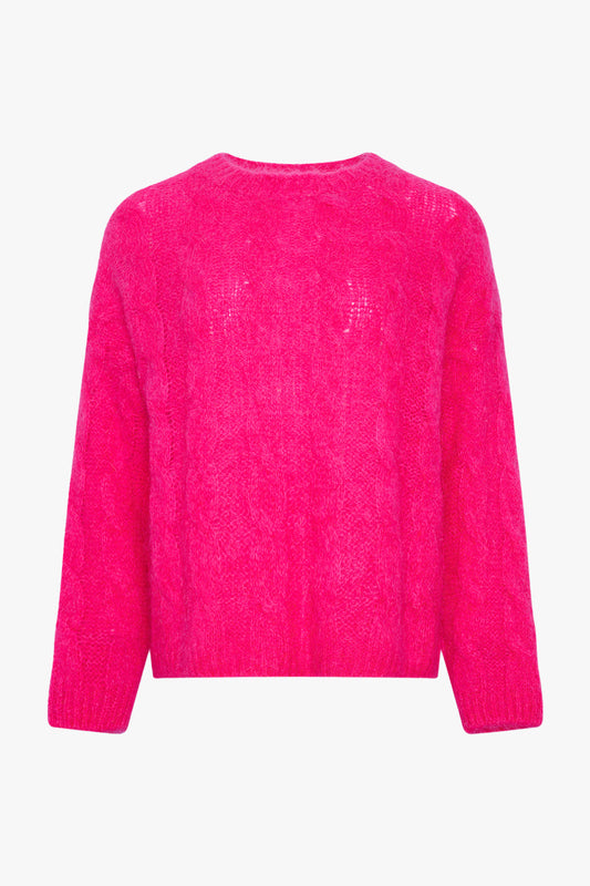 Noellas Jazlyn Knit Pink. Køb Striktrøjer hos www.noellafashion.dk