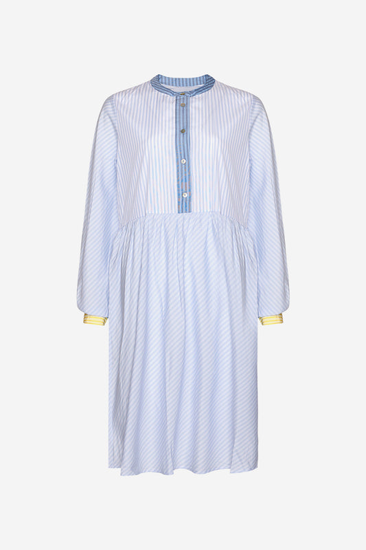 Jennifer Dress Cotton Stripe Mix
