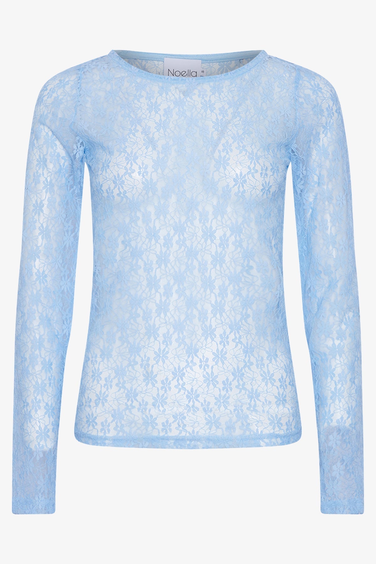 Noellas Jessy Top Sky Blue. Køb Trøjer hos www.noellafashion.dk