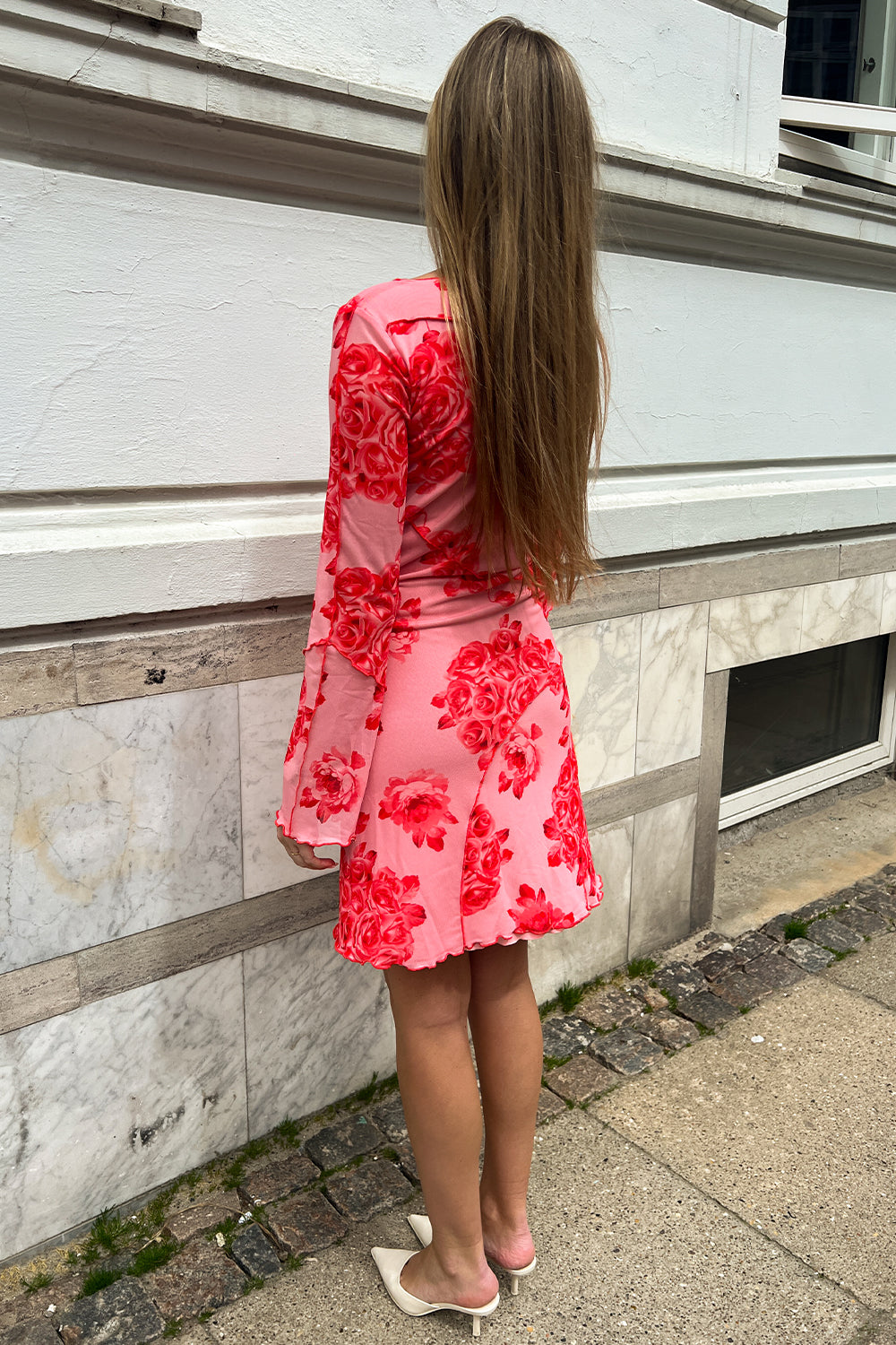 Joanna Dress Rose Print