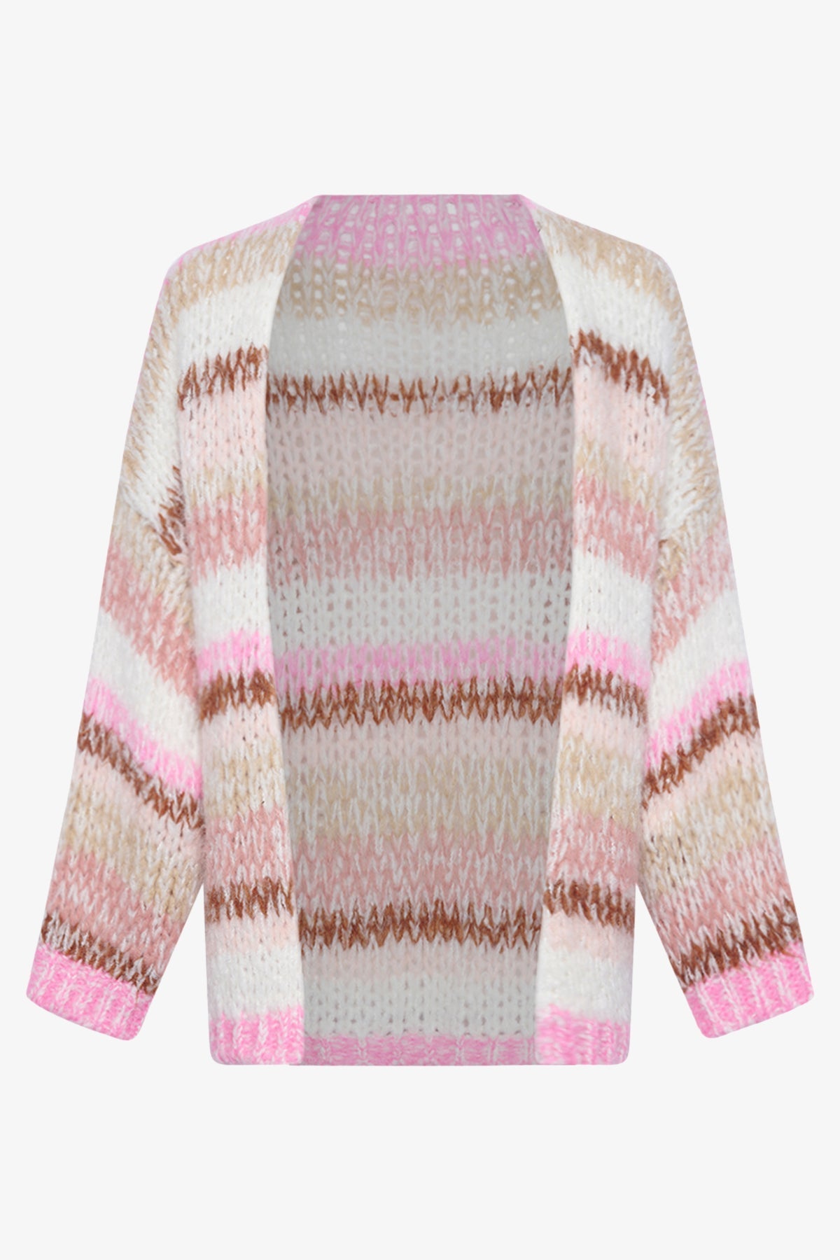 Noellas Jolee Knit Cardigan Oakleigh Rose Stripe. Køb Cardigans hos www.noellafashion.dk