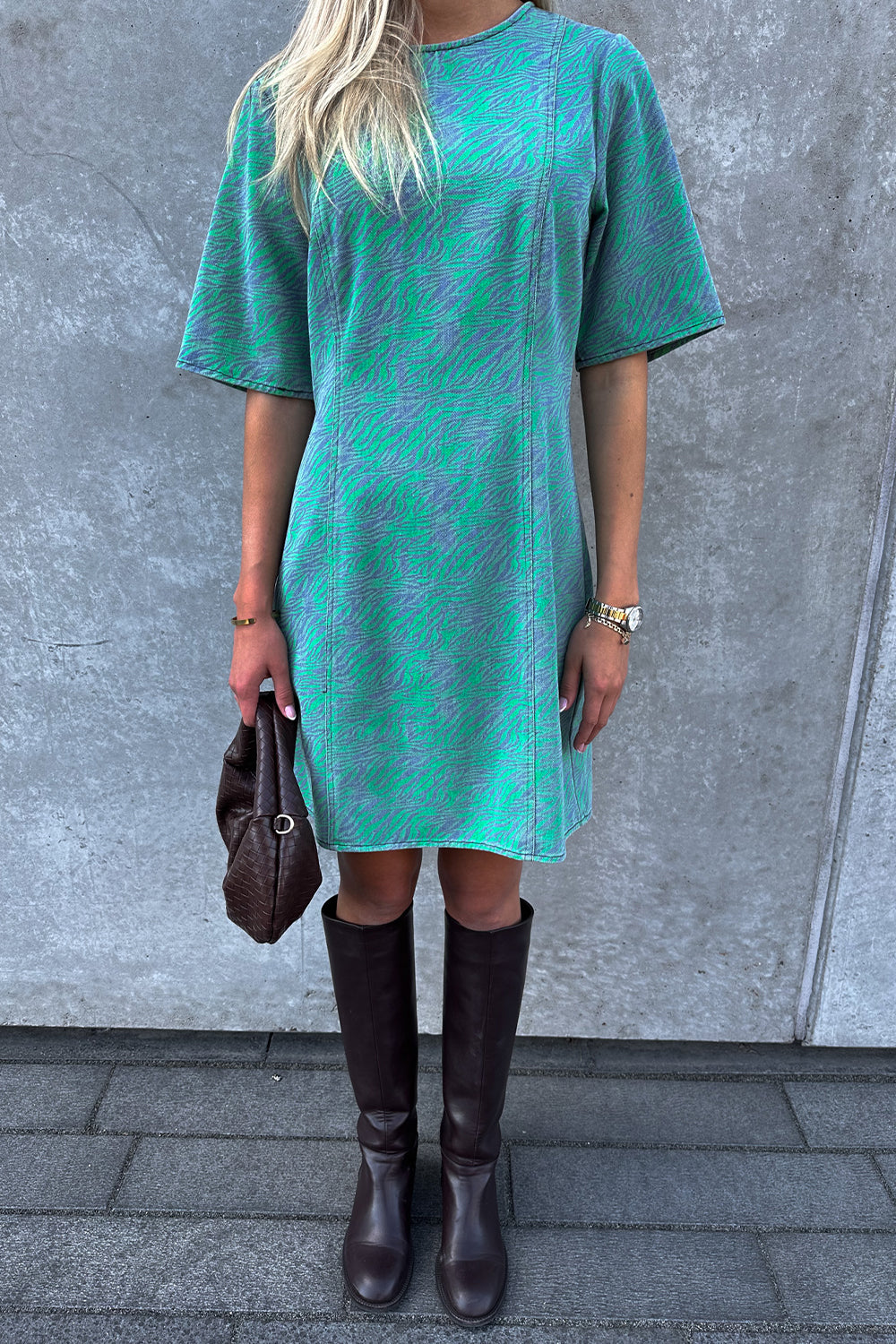 Jordynn Dress Tamari Green Print