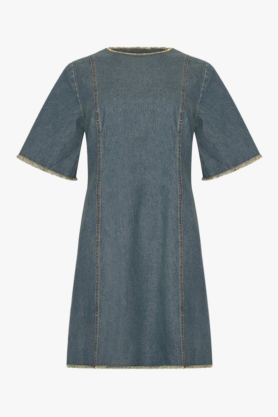 Noellas Jordynn Dress Vintage Blue Wash. Køb Kjoler hos www.noellafashion.dk