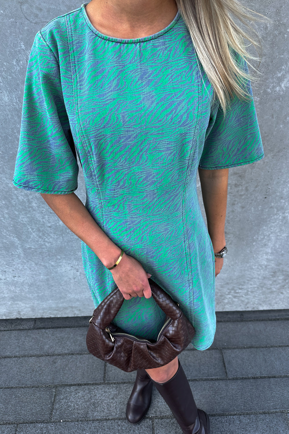 Jordynn Dress Tamari Green Print