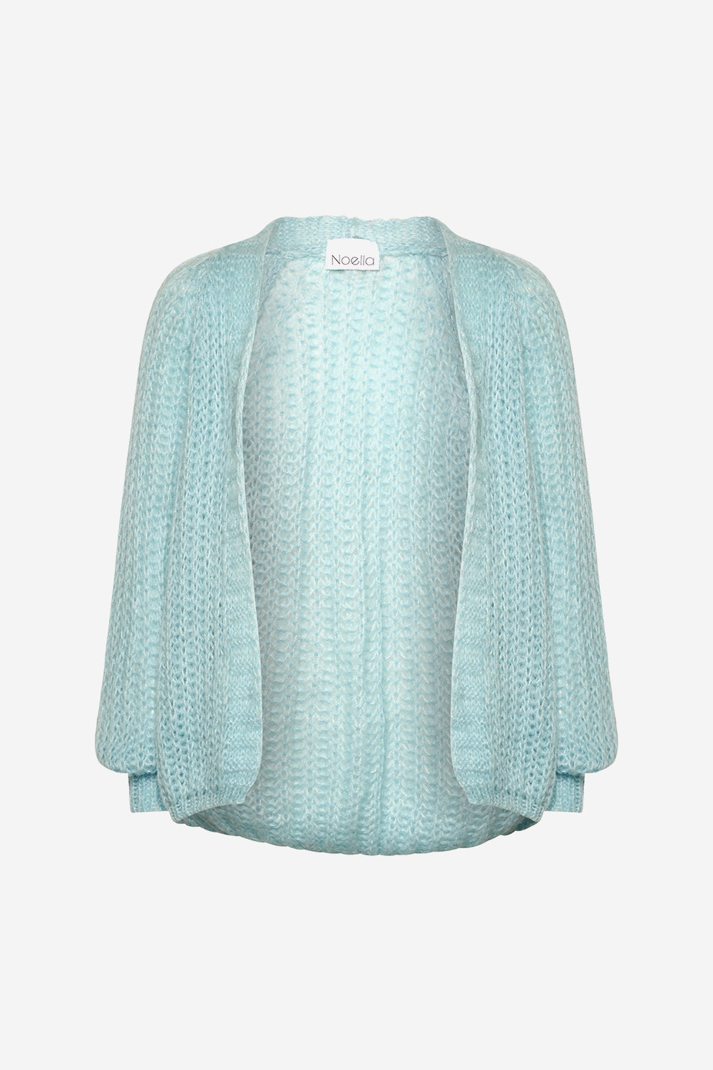 Noellas Joseph Knit Cardigan Solid Light Blue. Køb Cardigans hos www.noellafashion.dk