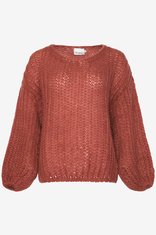Noellas Joseph Knit Sweater Old Rose. Køb Striktrøjer hos www.noellafashion.dk