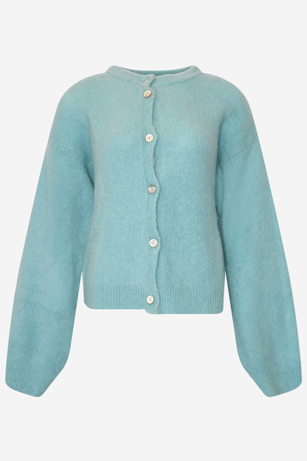 Noellas Kae Knit Cardigan Daydream Blue. Køb Cardigans hos www.noellafashion.dk